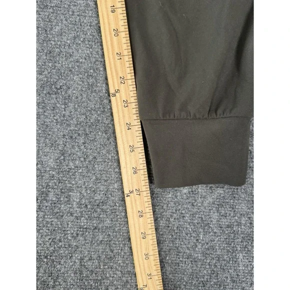 Athleta Salutation Jogger Pants Womens Small Gray Logo Yoga Stretch High Rise - Picture 9 of 14